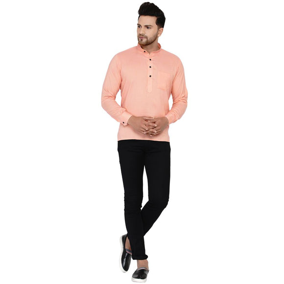 Veera Paridhaan Men's Rayon Short kurta