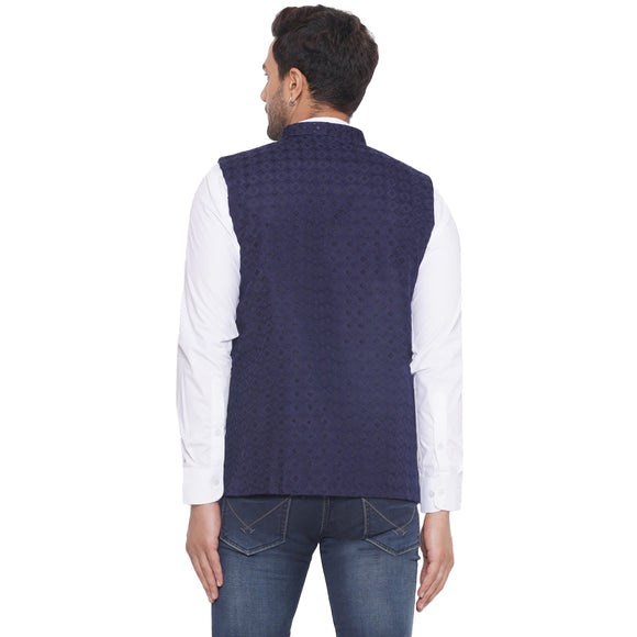 Veera Paridhaan Rayon Sequence Nehru Jacket for Men