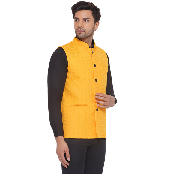 Veera Paridhaan Rayon Sequence Nehru Jacket for Men