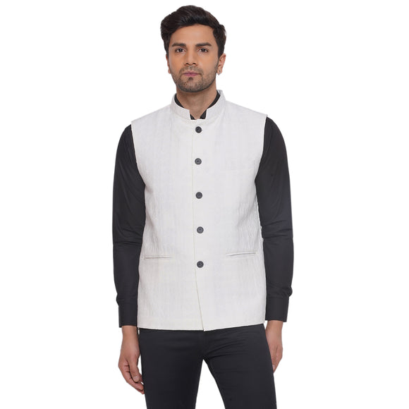 Veera Paridhaan Rayon Sequence Nehru Jacket for Men