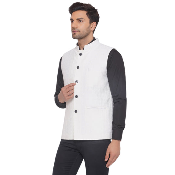 Veera Paridhaan Rayon Sequence Nehru Jacket for Men