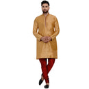 Veera Paridhaan Men's Ethnic Jacquard Full Sleeve Printed Long kurta Set-4