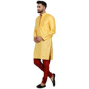 Veera Paridhaan Men's Ethnic Jacquard Full Sleeve Printed Long kurta Set-29