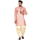 Veera Paridhaan Men's Banarasi Full Sleeve Printed long Straight kurta-6