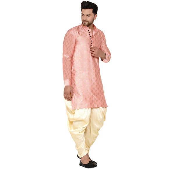 Veera Paridhaan Men's Banarasi Full Sleeve Printed long Straight kurta
