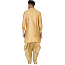 Veera Paridhaan Men's Banarasi Full Sleeve Printed long Straight kurta-47