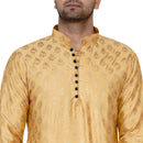 Veera Paridhaan Men's Banarasi Full Sleeve Printed long Straight kurta-65
