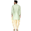 Veera Paridhaan Men's Banarasi Full Sleeve Printed long Straight kurta-51
