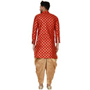 Veera Paridhaan Men's Banarasi Full Sleeve Printed long Straight kurta-42