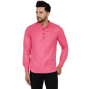 Veera Paridhaan Men's Cotton Khadi Full Sleeve Short kurta-2