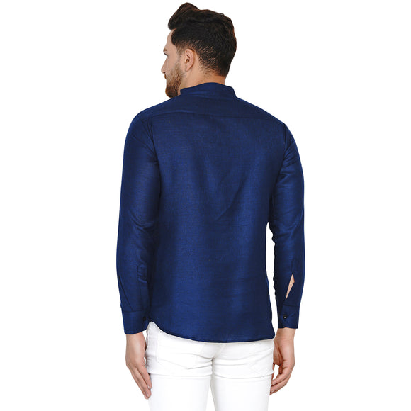 Veera Paridhaan Men's Cotton Khadi Full Sleeve Short kurta