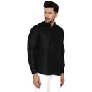 Veera Paridhaan Men's Cotton Khadi Full Sleeve Short kurta-10