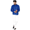 Veera Paridhaan Men's Cotton Khadi Full Sleeve Short kurta-26