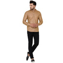 Veera Paridhaan Men's Cotton Printed Full Sleeve Short kurta-70