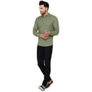 Veera Paridhaan Men's Cotton Sanganeri Printed Full Sleeve Short kurta-62