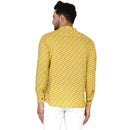 Veera Paridhaan Men's Cotton Sanganeri Printed Full Sleeve Short kurta-54