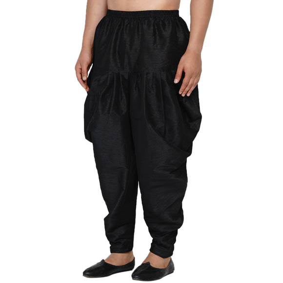 Veera Paridhan Ethnic Solid Black Dhoti for Men