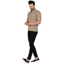 Veera Paridhaan Men's Rayon Half Sleeve Short kurta-49