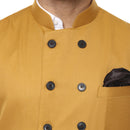 Veera Paridhaan Plain Chinese Collar Sleeveless Cotton Poly Nehru Jacket-81