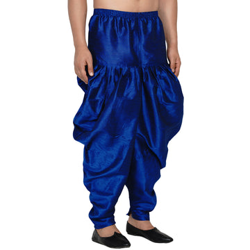 Veera Paridhan Ethnic Solid Royal Blue Dhoti for Men - 0