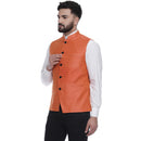 Veera Paridhaan  Jacquard Printed  Silk Nehru Jacket-43