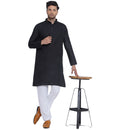 Veera Paridhaan Solid Cotton Long Kurta for Men-15