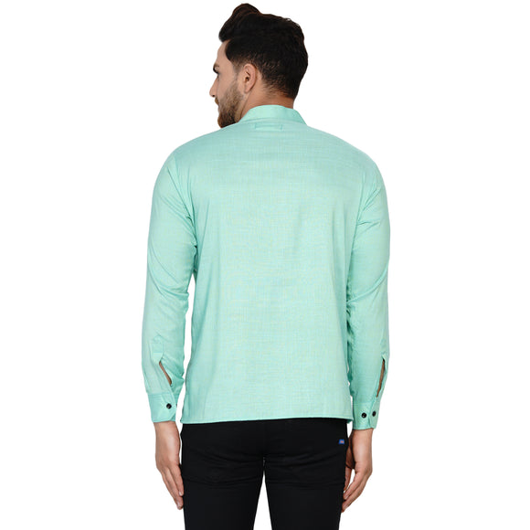Veera Paridhaan Men's Rayon Full Sleeve Short kurta
