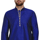 Veera Paridhaan Men's Ethnic Jacquard Full Sleeve Printed Long kurta Set-46