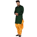 Veera Paridhaan Men's Rayon Side Pattern Full Sleeve long Straight kurta-28