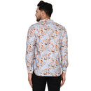 Veera Paridhaan Men's Cotton Printed Full Sleeve Short kurta-53