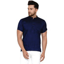 Veera Paridhaan Men's Rayon Half Sleeve Short kurta-2