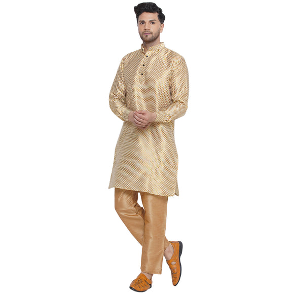 Veera Paridhaan Printed Jacquard Long Kurta for Men