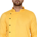 Veera Paridhaan Men's Rayon Side Pattern Full Sleeve long Straight kurta-50