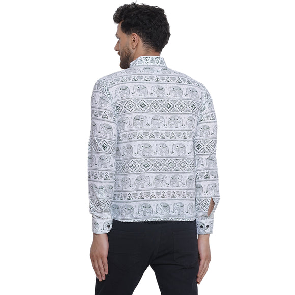 Veera Paridhaan Sanganeri Printed Short Kurta for Men
