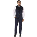 Veera Paridhaan Plain Chinese Collar Sleeveless Velvet Nehru Jacket-17