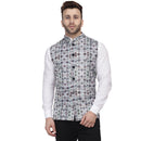 Veera Paridhaan  Banarasi Printed Nehru Jacket-8