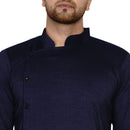 Veera Paridhaan Men's Rayon Side Pattern Full Sleeve long Straight kurta-52