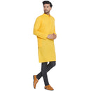 Veera Paridhaan Solid Cotton Long Kurta for Men-17