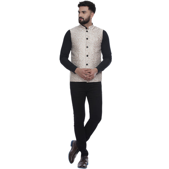 Veera Paridhaan  Banarasi Printed Nehru Jacket