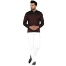 Veera Paridhaan Men's Rayon Full Sleeve Short kurta-42