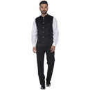 Veera Paridhaan Solid  Suede Velvet  Nehru Jacket-16