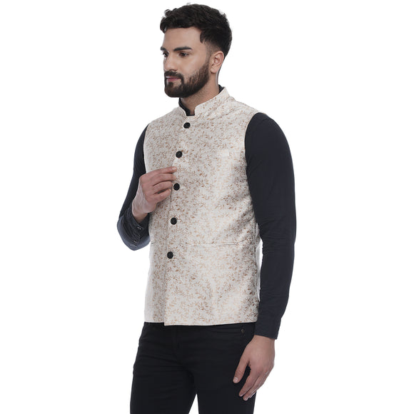 Veera Paridhaan  Banarasi Printed Nehru Jacket