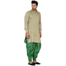 Veera Paridhaan Men's Rayon Side Pattern Full Sleeve long Straight kurta-18