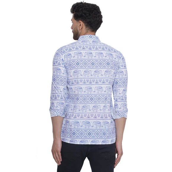 Veera Paridhaan Sanganeri Printed Shirt for Men