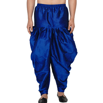 Veera Paridhan Ethnic Solid Royal Blue Dhoti for Men