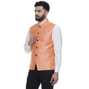 Veera Paridhaan  Jacquard Printed  Silk Nehru Jacket-52