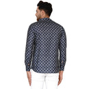 Veera Paridhaan Men's Cotton Printed Full Sleeve Short kurta-48