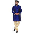 Veera Paridhaan Men's Ethnic Jacquard Full Sleeve Printed Long kurta Set-6