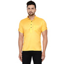 Veera Paridhaan Men's Rayon Half Sleeve Short kurta-7