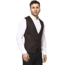 Veera Paridhaan Striped Round Neck Sleeveless Cotton Poly Waist Coat-7